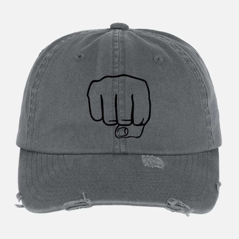 Faust Flexfit Vintage Destroyed Cap