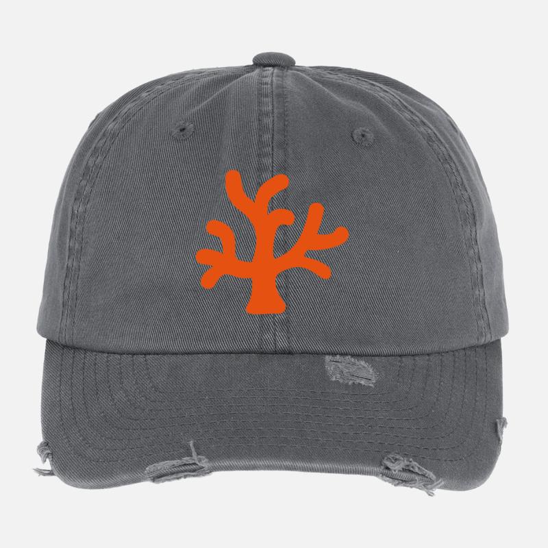 corail Casquette vintage effet usé Flexfit