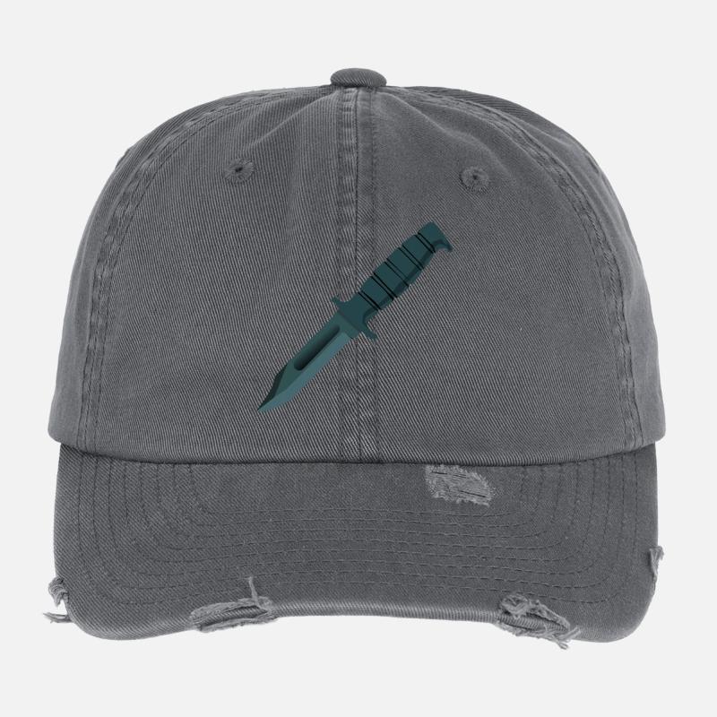 Messer Flexfit Vintage Destroyed Cap