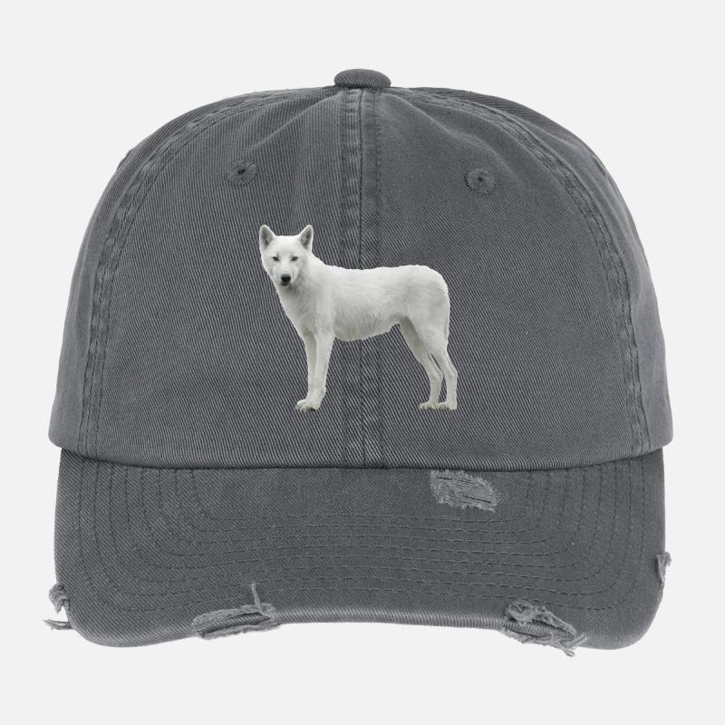Wolf Flexfit Vintage Destroyed Cap