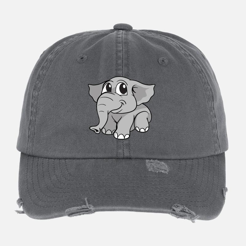 Elephant Elefant Flexfit Vintage Destroyed Cap