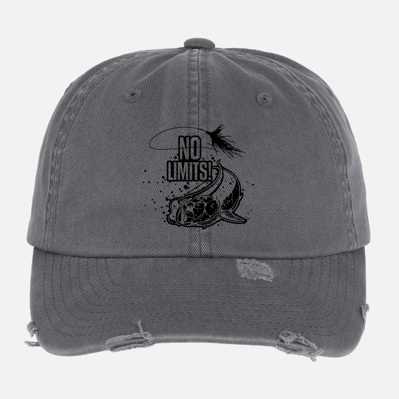 TARPON - NO LIMITS! Flexfit Vintage Destroyed Cap