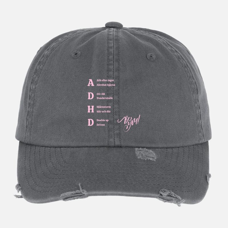 ADHS Flexfit Vintage Destroyed Cap