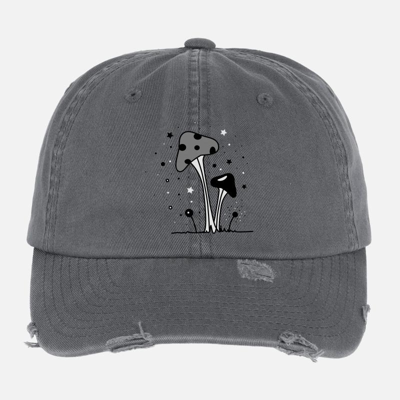 Magic mushrooms Flexfit Vintage Destroyed Cap