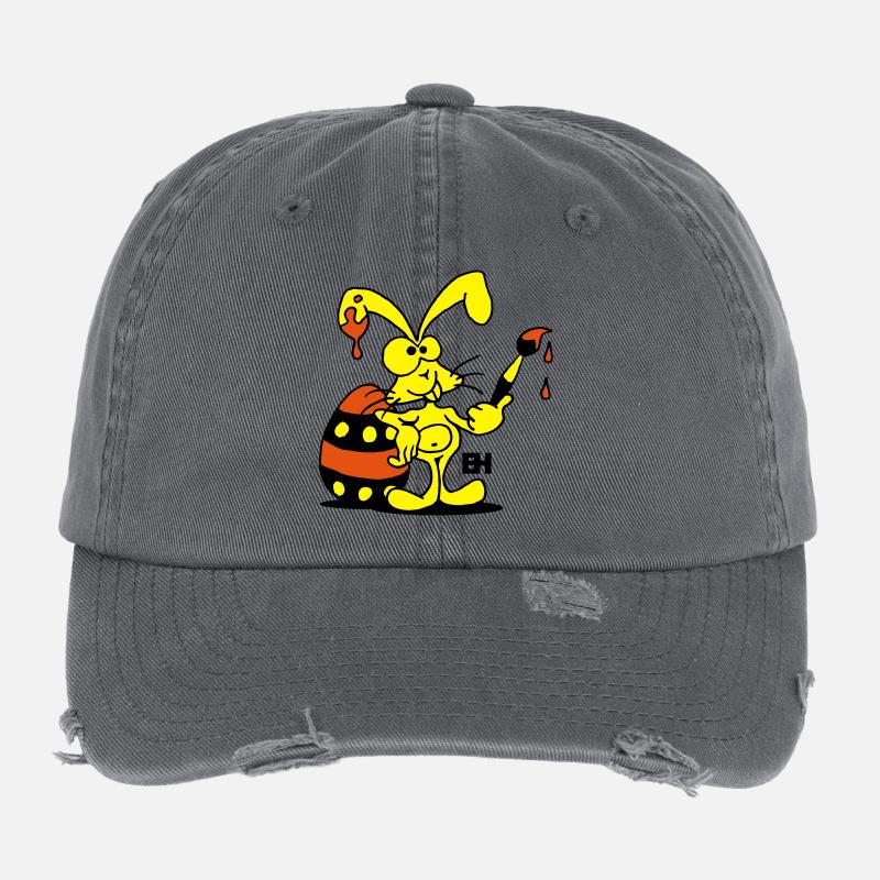 Easter Bunny Flexfit Vintage Destroyed Cap