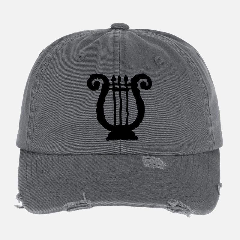 lyre, lyre, luth | vectorgraphique = Changez de couleur ! Casquette vintage effet usé Flexfit