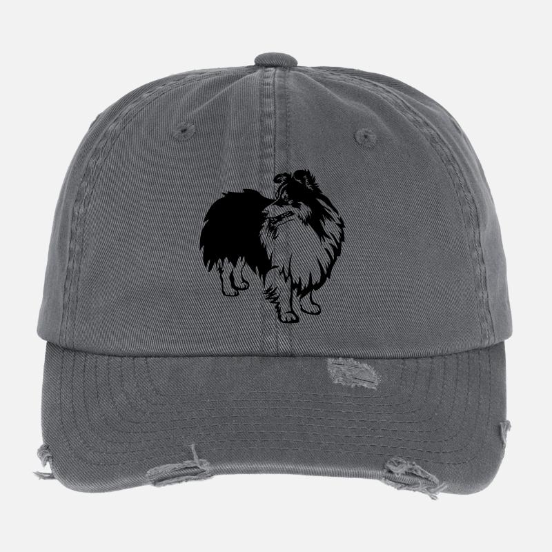 Sheltie Flexfit Vintage Destroyed Cap