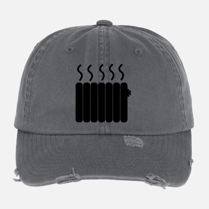 Central heating central heating Flexfit Vintage Destroyed Cap