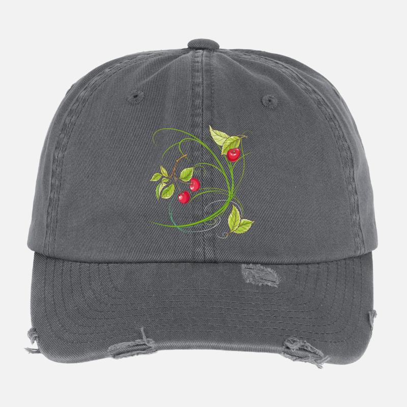 Kirschen,Obst Flexfit Vintage Destroyed Cap