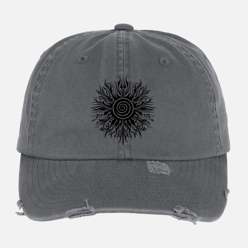 Midsummer Sun Summer Flexfit Vintage Destroyed Cap
