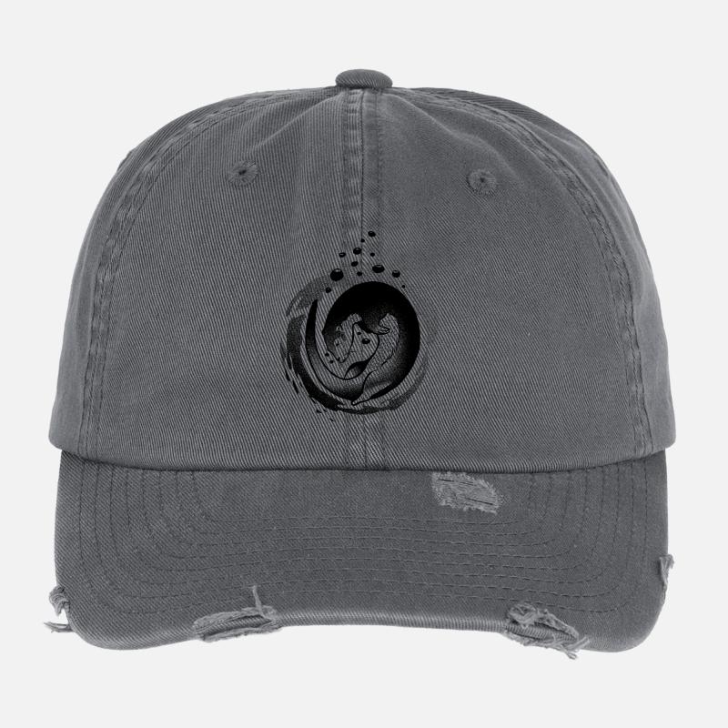 Otter Spell Flexfit Vintage Destroyed Cap