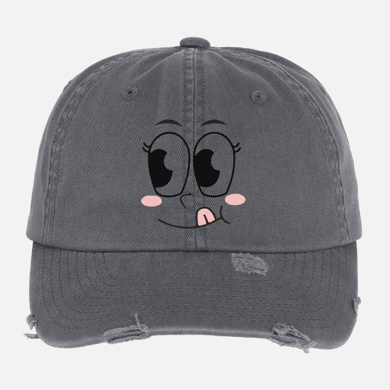 Visage Casquette vintage effet usé Flexfit