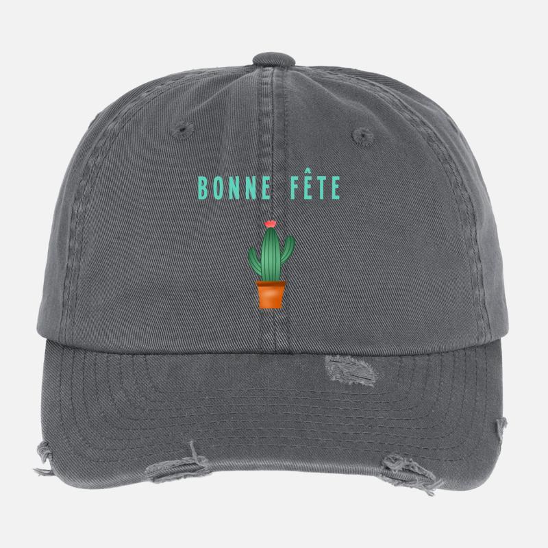 FEAST Flexfit Vintage Destroyed Cap