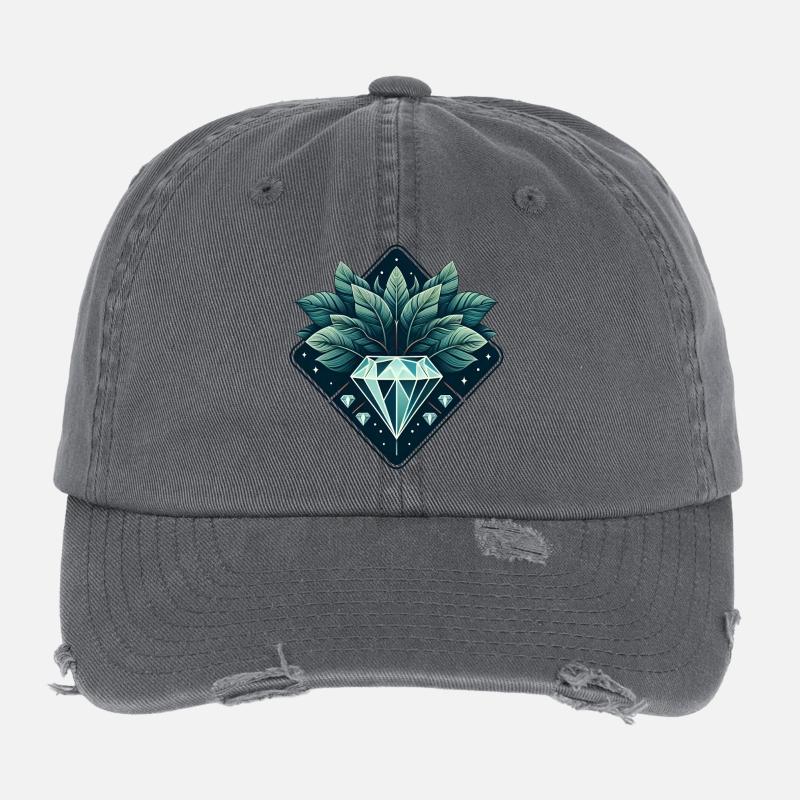 Blühender Diamant Flexfit Vintage Destroyed Cap