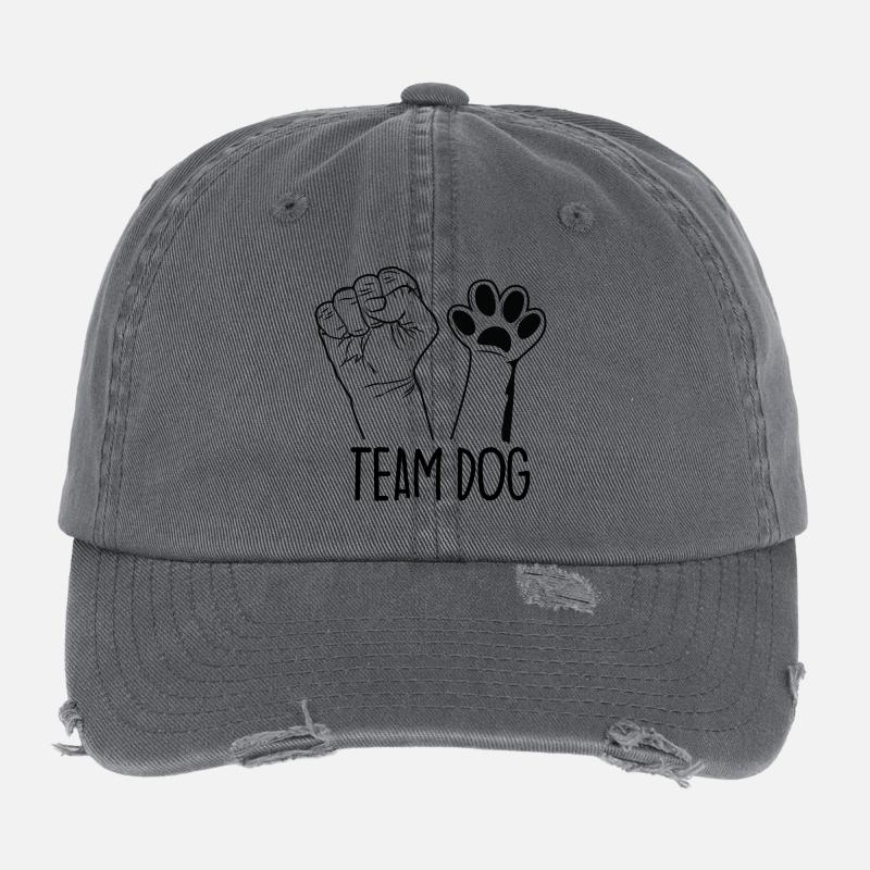 Team Dog Flexfit Vintage Destroyed Cap
