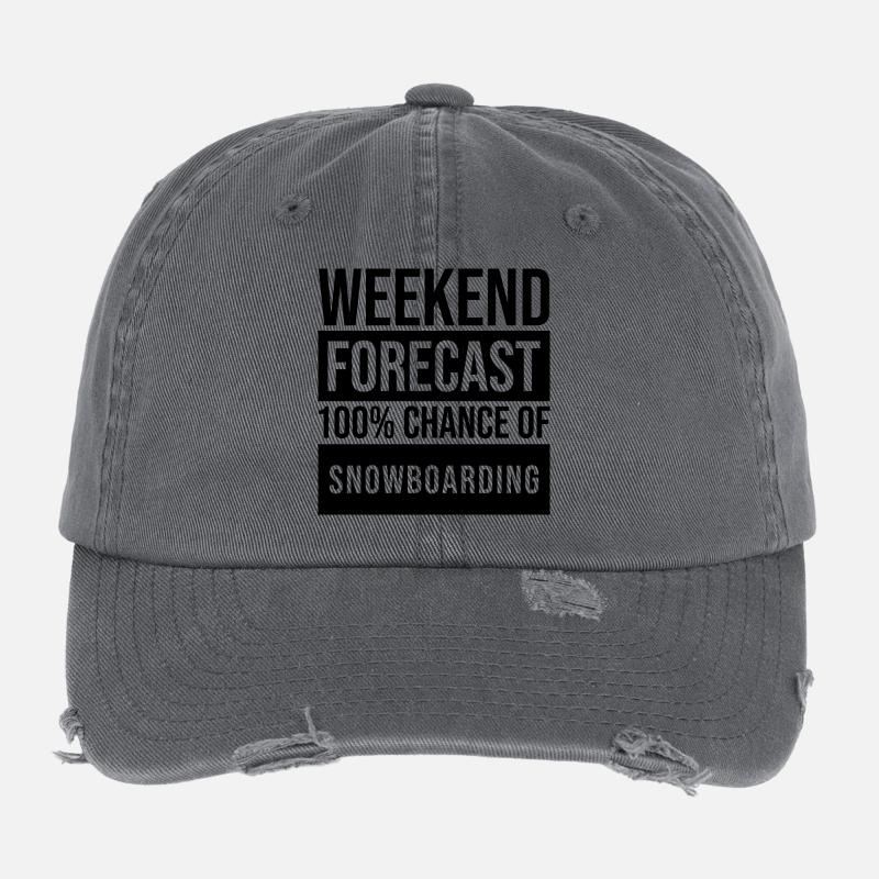Snowboard Flexfit Vintage Destroyed Cap