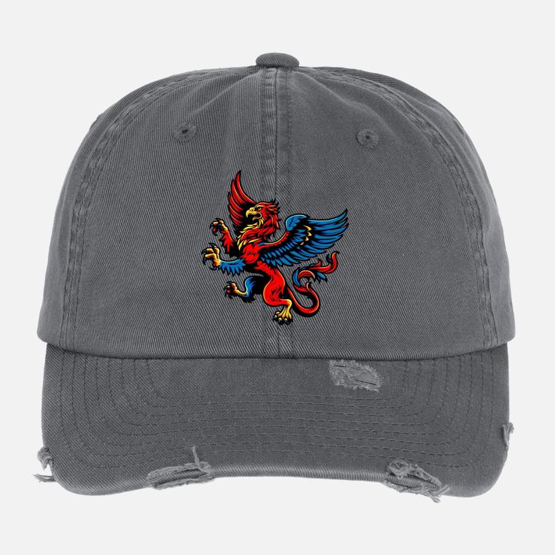Griffon Casquette vintage effet usé Flexfit