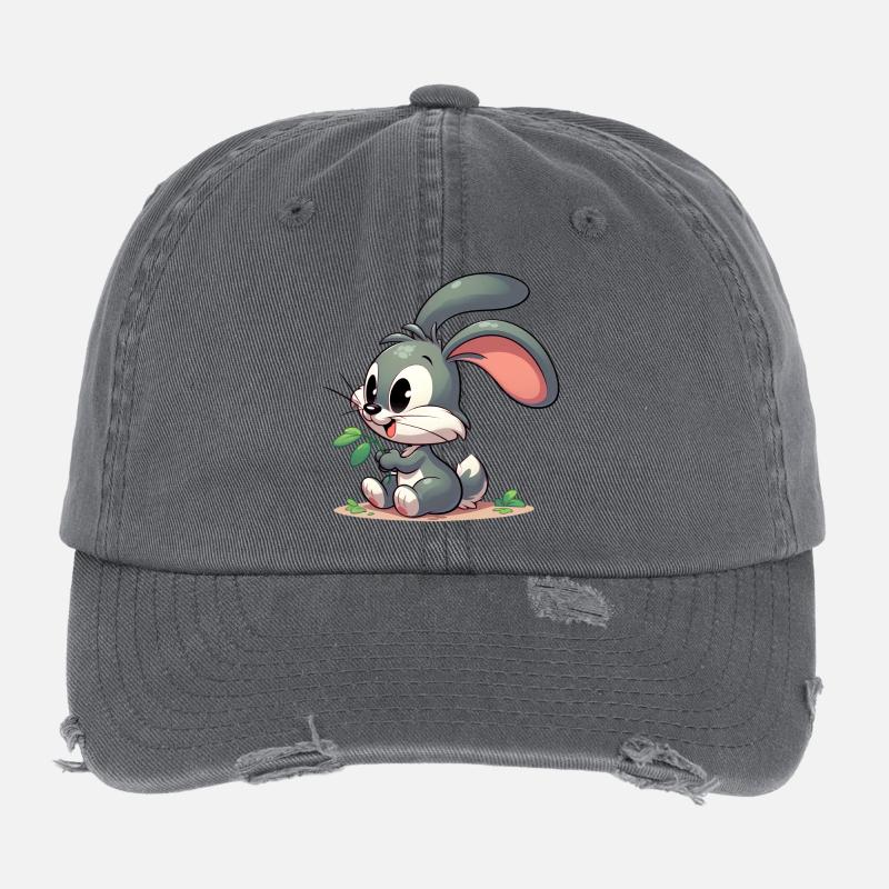 Rabbit Flexfit Vintage Destroyed Cap