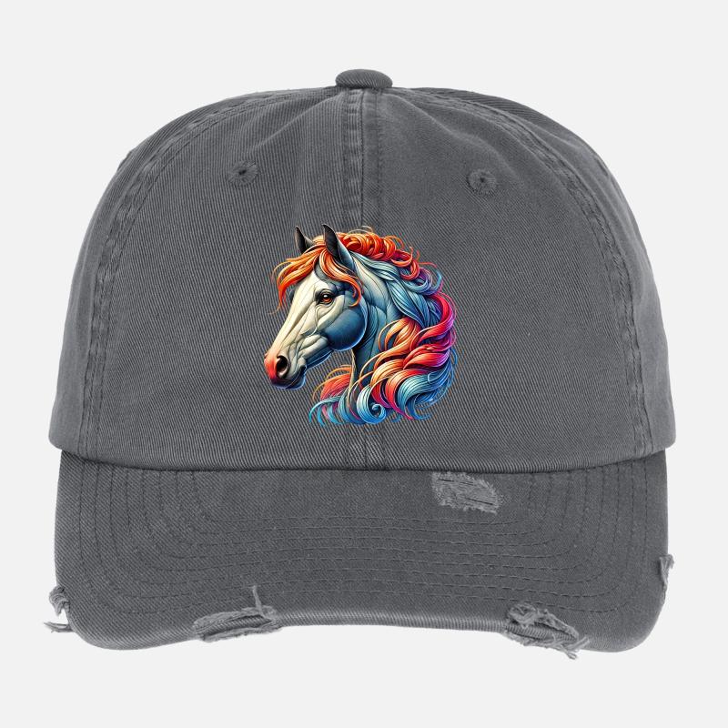 Pferd Flexfit Vintage Destroyed Cap