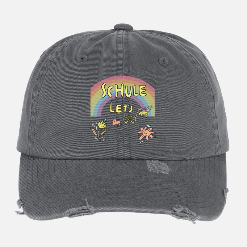Schule Einschulung Flexfit Vintage Destroyed Cap