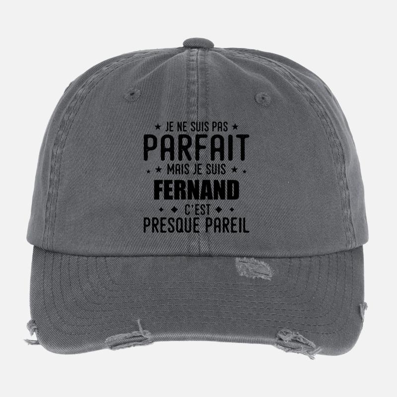 Fernand: authentisch, unvollkommen, oberflächlich, perfekt Flexfit Vintage Destroyed Cap