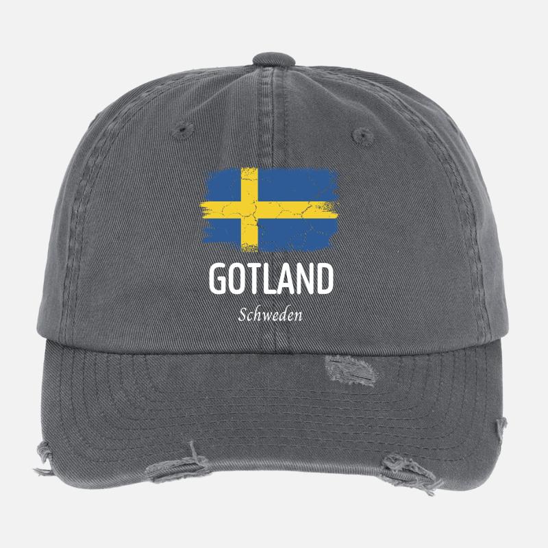 Gotland Casquette vintage effet usé Flexfit