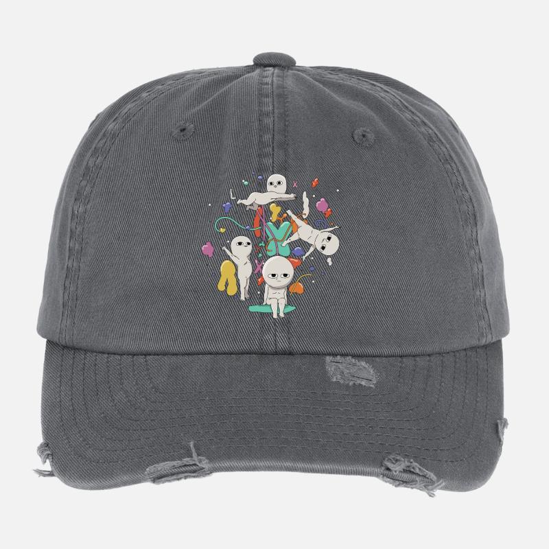 Halluzination Flexfit Vintage Destroyed Cap