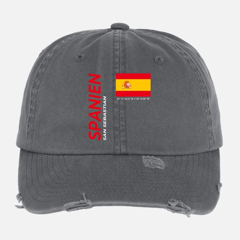 San Sebastian Flexfit Vintage Destroyed Cap