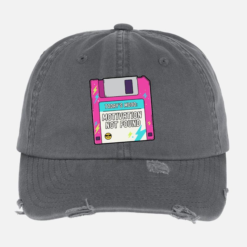 Motivation is lacking on floppy Flexfit Vintage Destroyed Cap