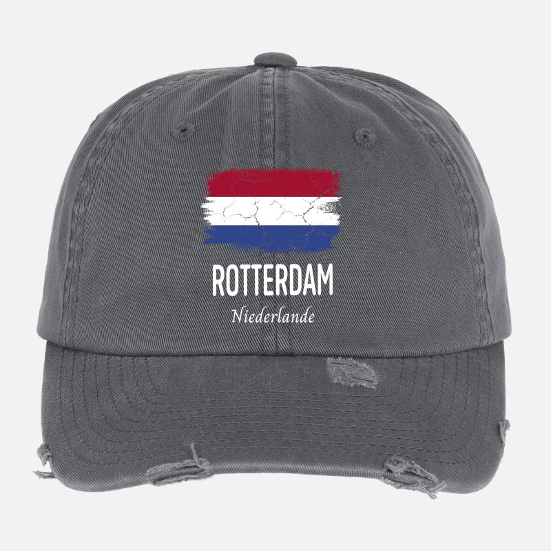 Rotterdam Flexfit Vintage Destroyed Cap
