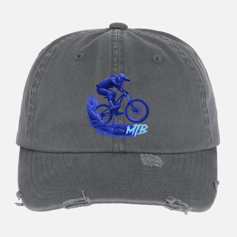 Vélo VTT Casquette vintage effet usé Flexfit