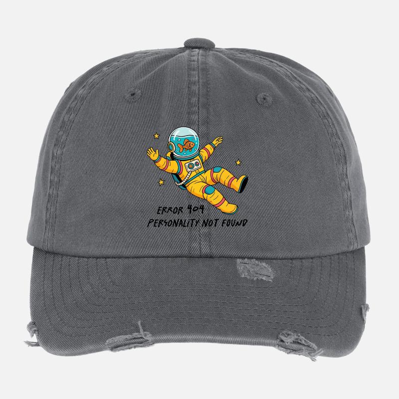 Error 404, personality not found Casquette vintage effet usé Flexfit