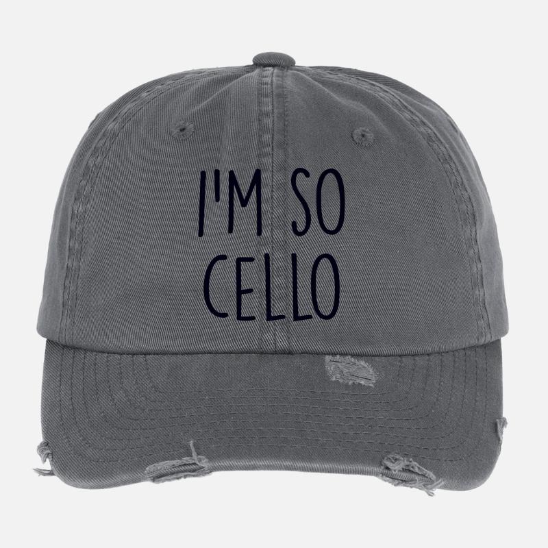 Violoncelle Casquette vintage effet usé Flexfit
