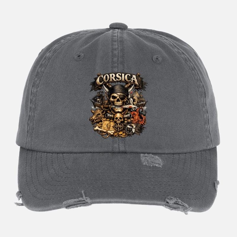 CORSICA Original Flexfit Vintage Destroyed Cap