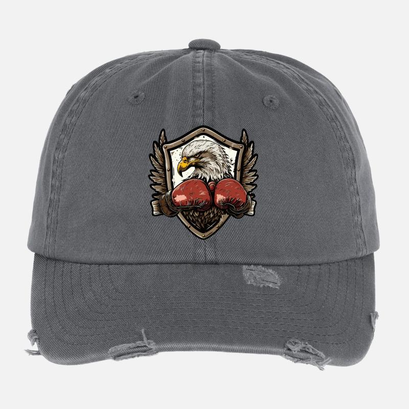 Eagle Boxer MMA Flexfit Vintage Destroyed Cap