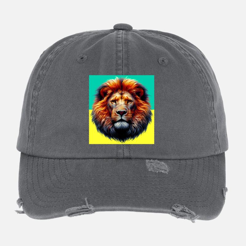 lion Flexfit Vintage Destroyed Cap
