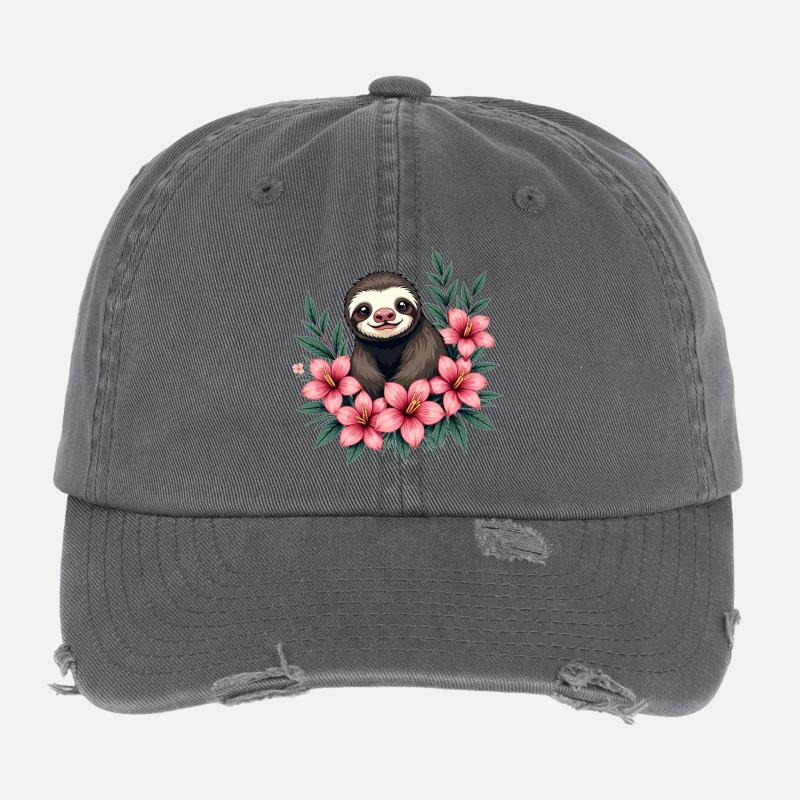 Paresse Casquette vintage effet usé Flexfit