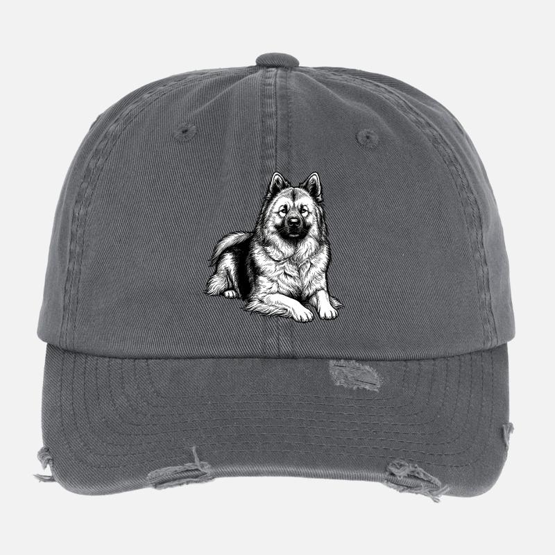Eurasier | Bon garçon Casquette vintage effet usé Flexfit