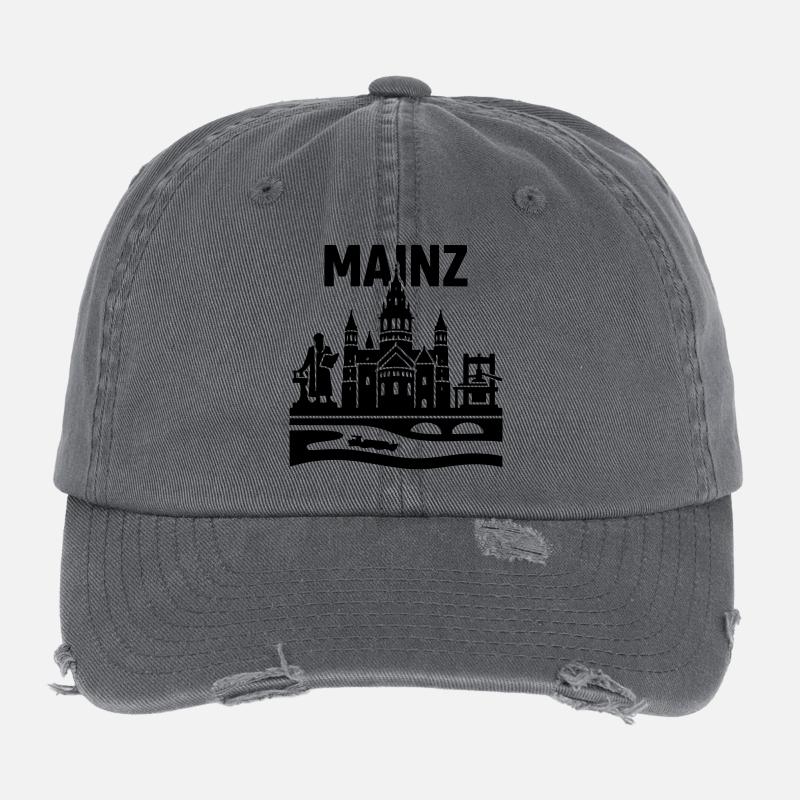 Mainz Silhouette Landmark Flexfit Vintage Destroyed Cap