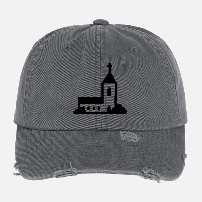 Kirche - line Flexfit Vintage Destroyed Cap