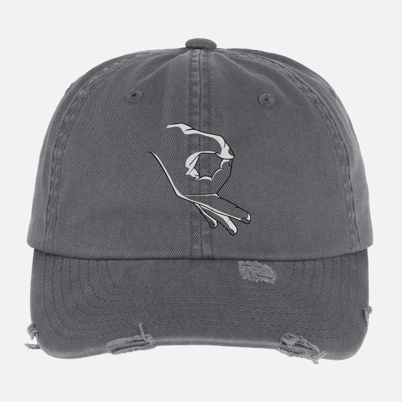 Trollhand Flexfit Vintage Destroyed Cap