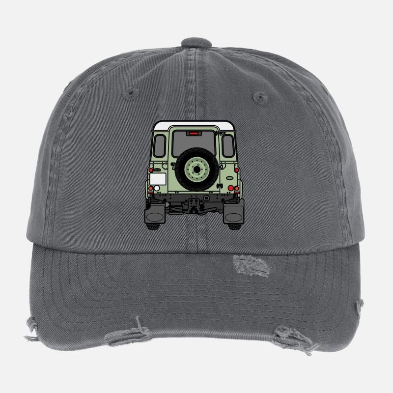 Défenseur - Arrière Casquette vintage effet usé Flexfit