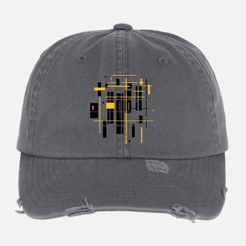 Architecture minimaliste Casquette vintage effet usé Flexfit