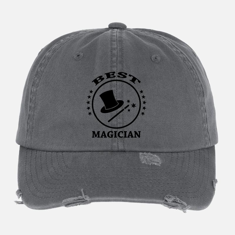 Best Magician Flexfit Vintage Destroyed Cap