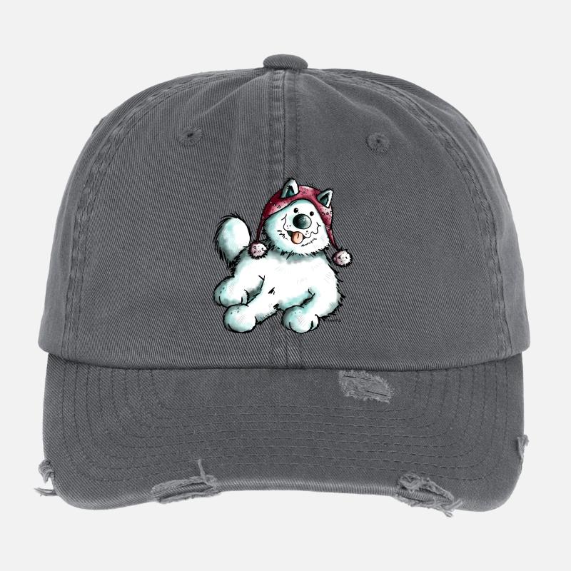 Mignon Samoyède Casquette vintage effet usé Flexfit