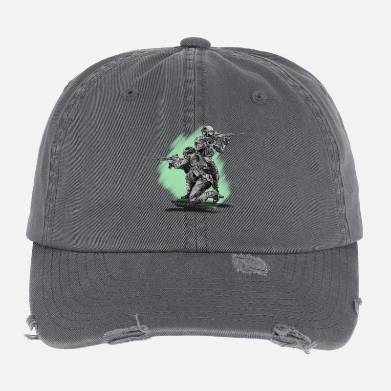 Special Forces Casquette vintage effet usé Flexfit