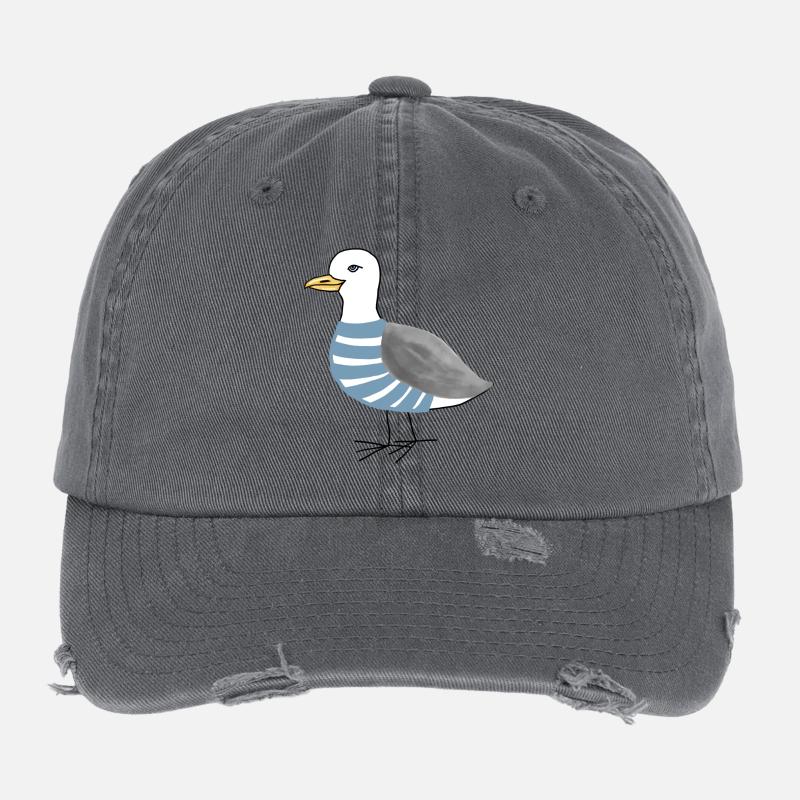 Mouette Maritim Casquette vintage effet usé Flexfit