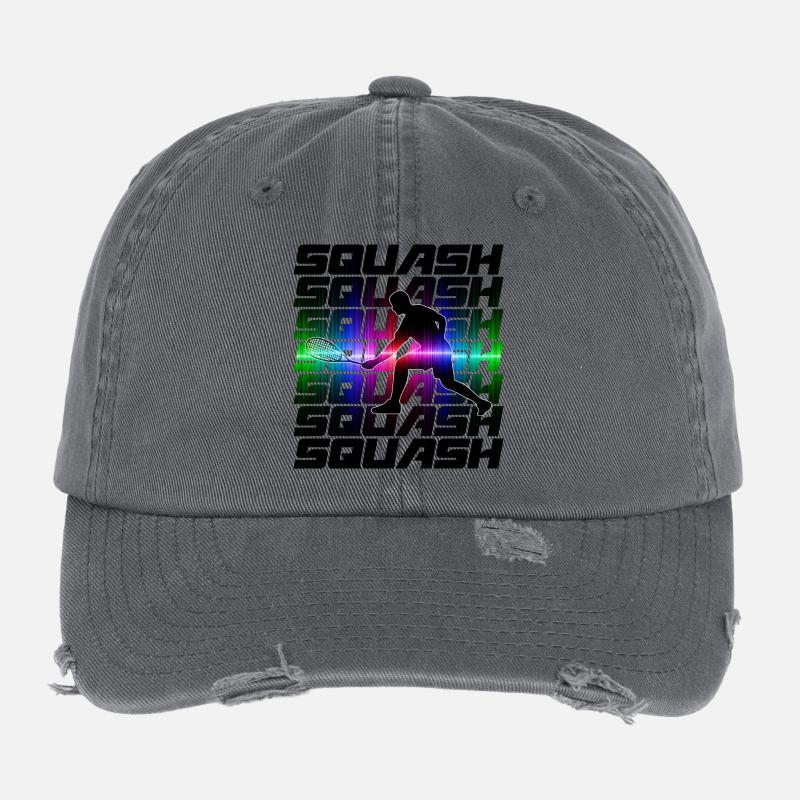 Squash Sport Design Flexfit Vintage Destroyed Cap