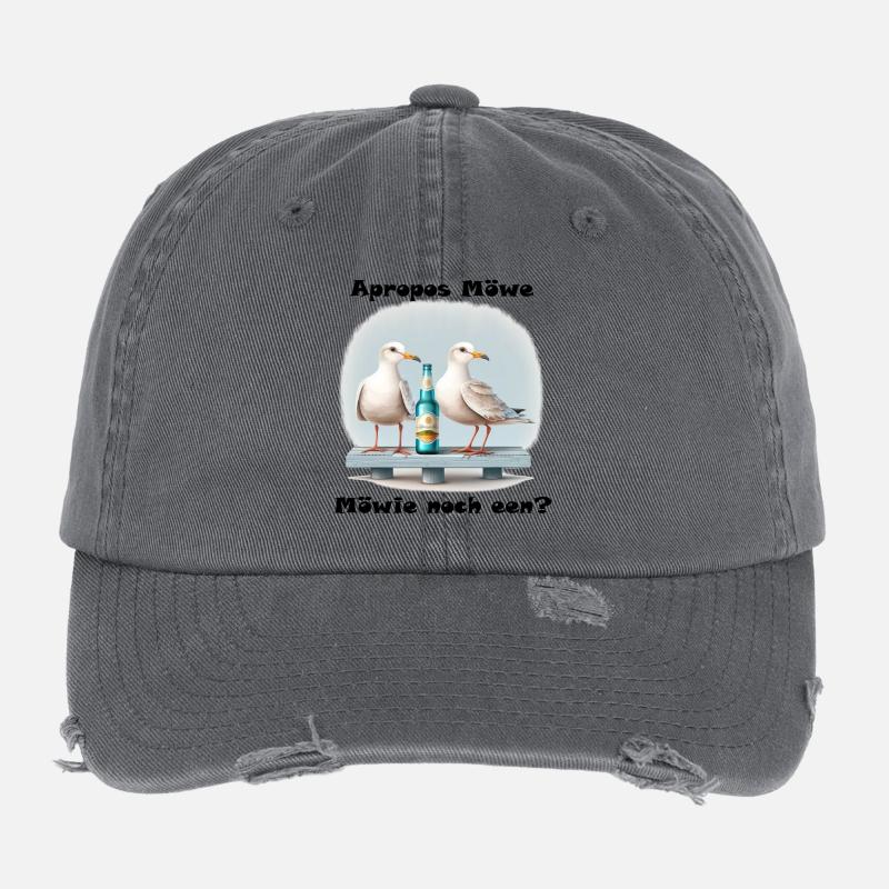 Möwie noch een? Flexfit Vintage Destroyed Cap