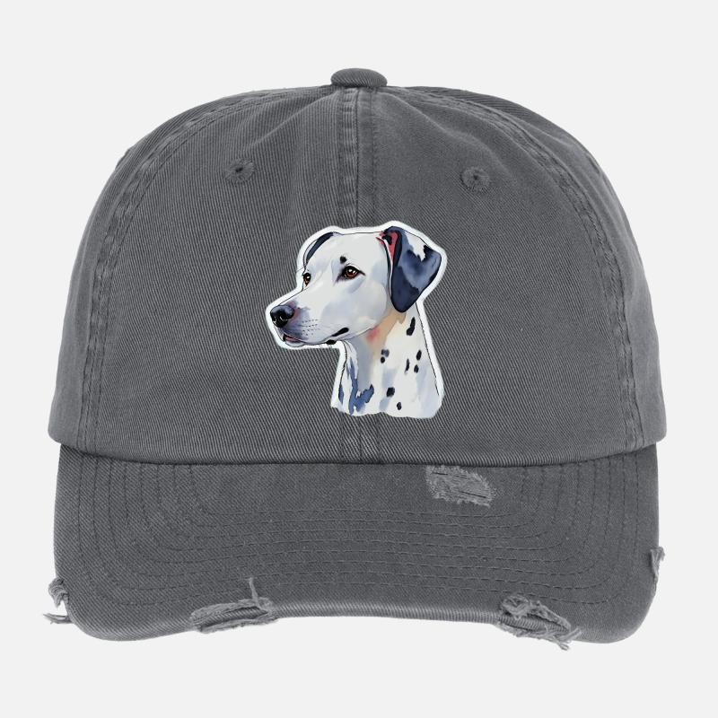 Dalmate Casquette vintage effet usé Flexfit